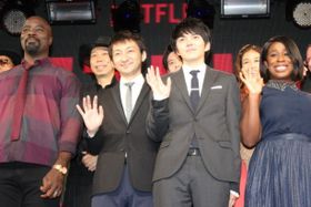 Netflixのプレゼンテーションに参加した林遣都や波岡一喜たち