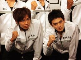 小出恵介(左)と林遣都のW主演で贈る青春駅伝映画