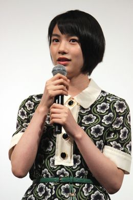 女優・のんが主演声優を務めた完成披露試写会に登壇