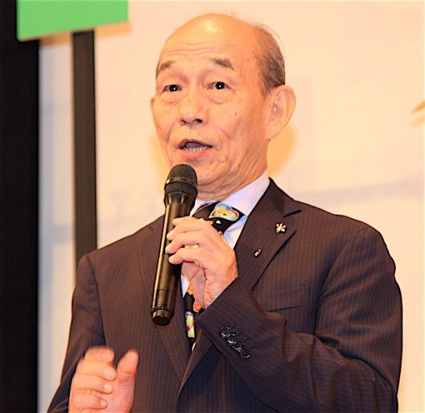 『オケ老人！』完成披露試写会に登壇した笹野高史