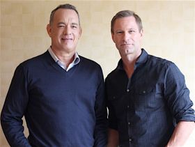来日したトム・ハンクス＆アーロン・エッカートにインタビュー！