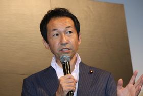 「ハウス・オブ・カード 野望の階段」のイベントに登場した福田峰之