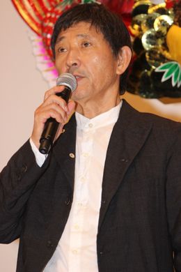 『続・深夜食堂』の舞台挨拶に登壇した小林薫