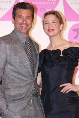 『ブリジット・ジョーンズの日記』のレニー・ゼルウィガーとパトリック・デンプシーが来日