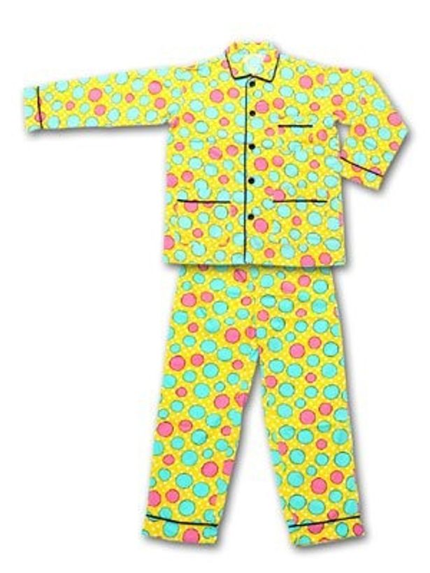 松っちゃんになれる！　カラフルでポップな水玉パジャマ。