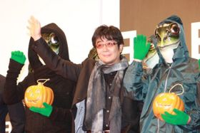 『ミュージアム』のカエル男と大友啓史監督がレッドカーペットに登場