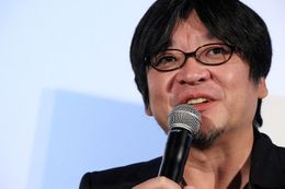 15年に公開された最新作『バケモノの子』のトークショーに出席した細田守