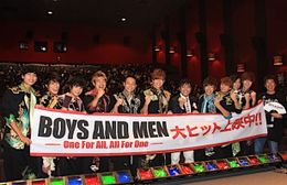 ボイメン大集合！賑やかに映画をアピール