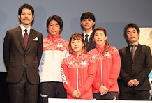 松山ケンイチ＆東出昌大、アスリートと対面！