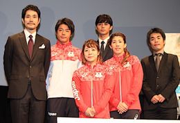 松山ケンイチ＆東出昌大、アスリートと対面！