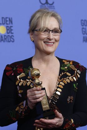 政治色の濃いスピーチをしたメリル・ストリープ