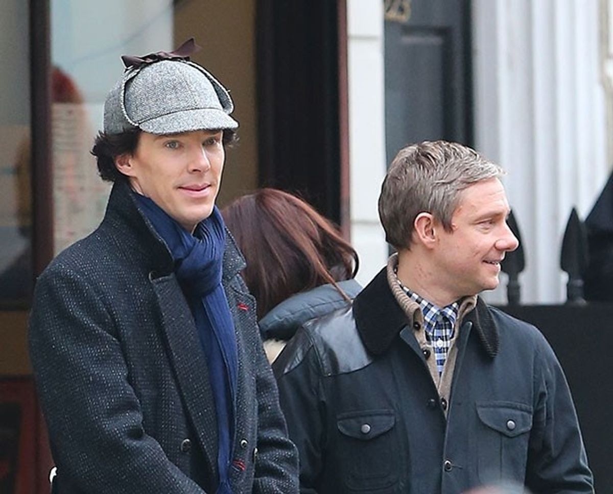 ベネディクトカンバーバッチ　マーティンフリーマン　写真 SHERLOCK/シャーロック」、主演2人の冷えた関係でシリーズ5に