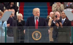 1月20日の就任式で第45代米国大統領に就任したドナルド・トランプ