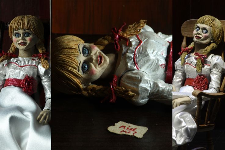 【ホラープレゼント】『アナベル 死霊博物館』アナベル with ショーケース アルティメット 7インチ アクションフィギュア