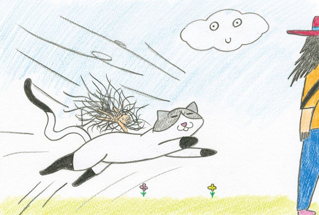 「とびだせ！ハナゲくん」カット