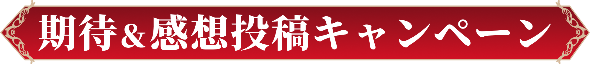 期待＆感想投稿キャンペーン